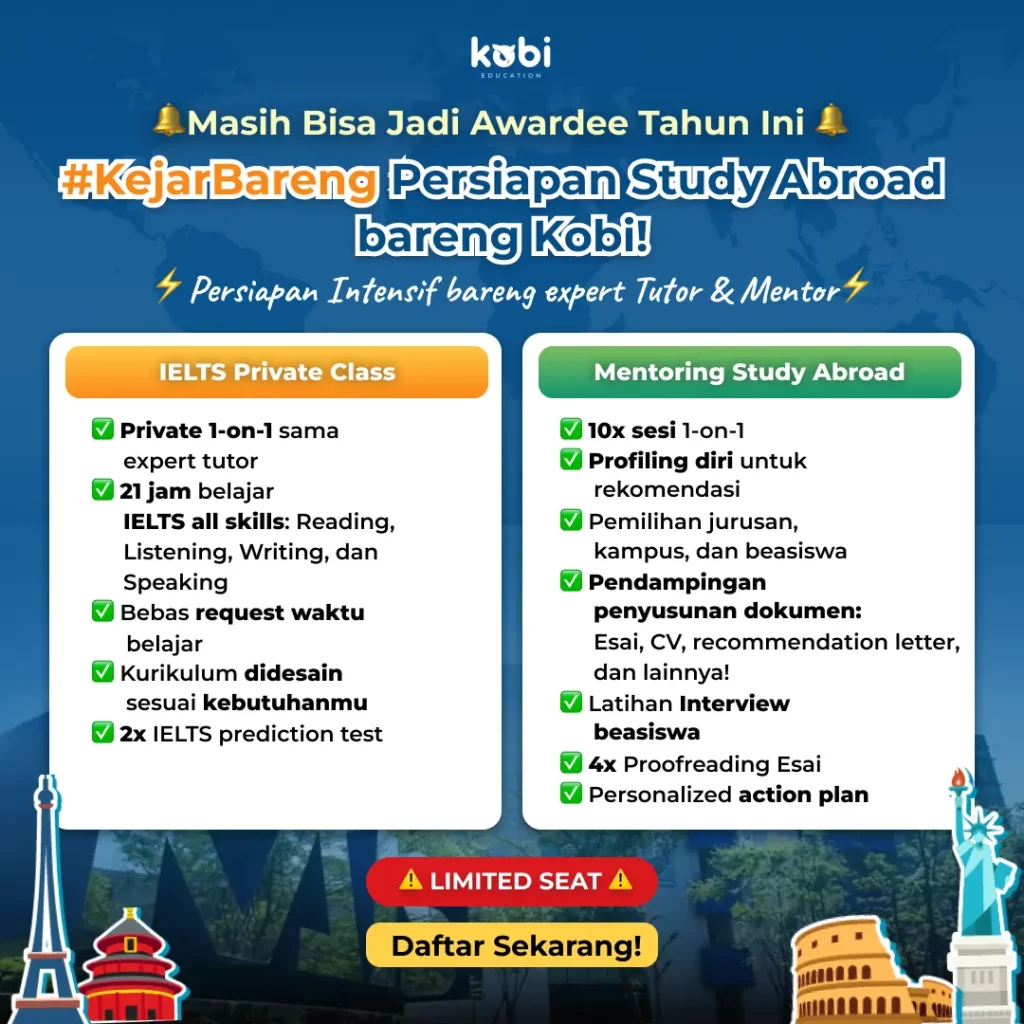 kobi education-beasiswa s1 luar negeri fully funded 2024-gambar poster beasiswa akhir tahun untuk artikel revisi terbaru