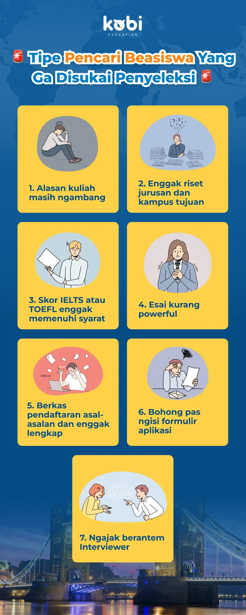 kobi education-tips pencari beasiswa-gambar infografis pencari scholarships