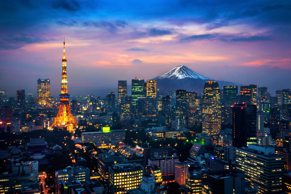 kobi education-beasiswa luar negeri jepang-gambar pemandangan kota tokyo di sore hari