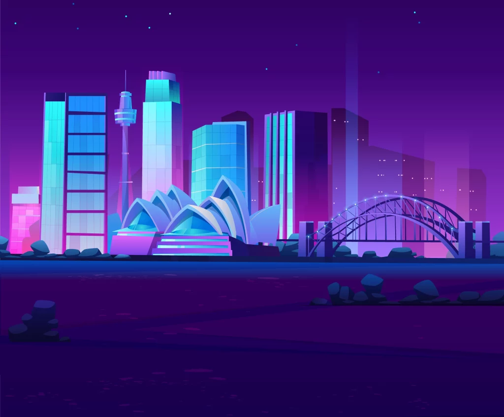 kobi education-kota terbaik di australia-gambar visualisasi salah satu kota di australia
