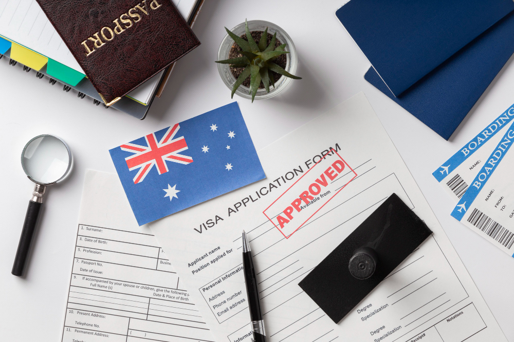 kobi education-keunggulan beasiswa aas-gambar visa australia yang di terima oleh pihak pemerintah
