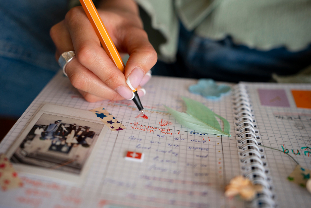 kobi education-study plan gks s1-gambar pulpen sedang digunakan untuk menulis suatu perencanaan