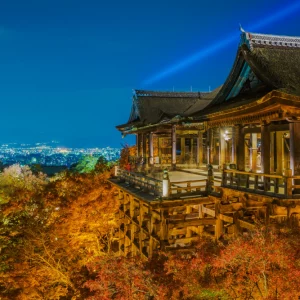 kobi education-jenis beasiswa gks-gambar pemandangan kuil di korea selatan pada malam hari