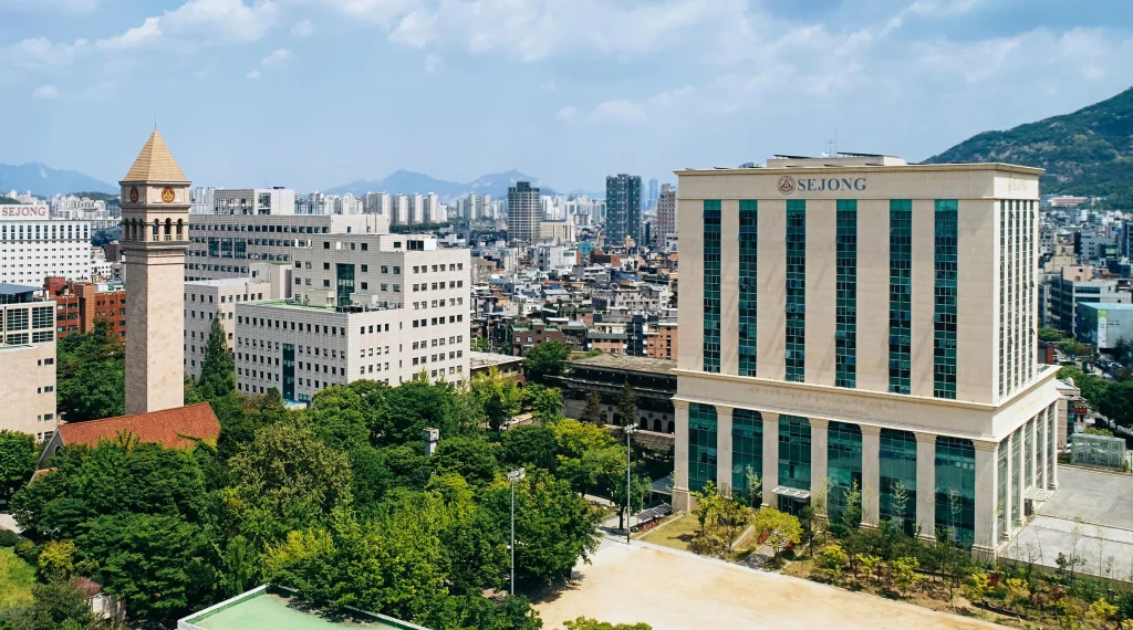 kobi education-universitas korea selatan terbaik-gambar tempat kuliah sejong university
