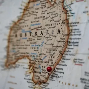 kobi education-beasiswa s2 australia-gambar benua australia di atas peta benua