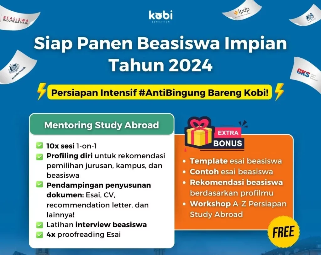 kobi education-cara email profesor luar negeri-gambar poster mentoring fix