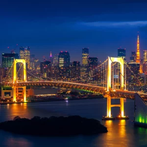 kobi education-universitas terbaik jepang-gambar salah satu jembatan di kota tokyo