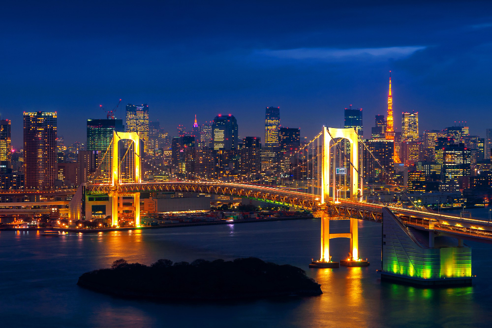 kobi education-universitas terbaik jepang-gambar salah satu jembatan di kota tokyo