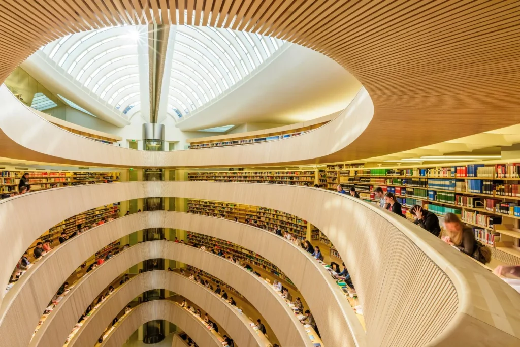 kobi education-universitas zurich-gambar perpustakaan di zurich