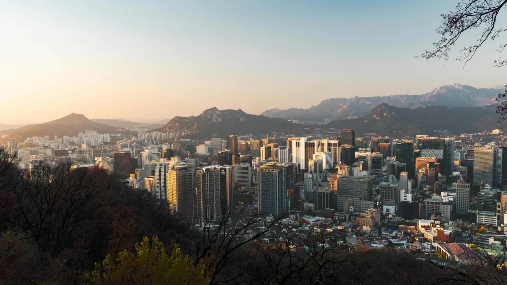 kobi education-universitas asia-gambar suasana negara korea selatan di sore hari