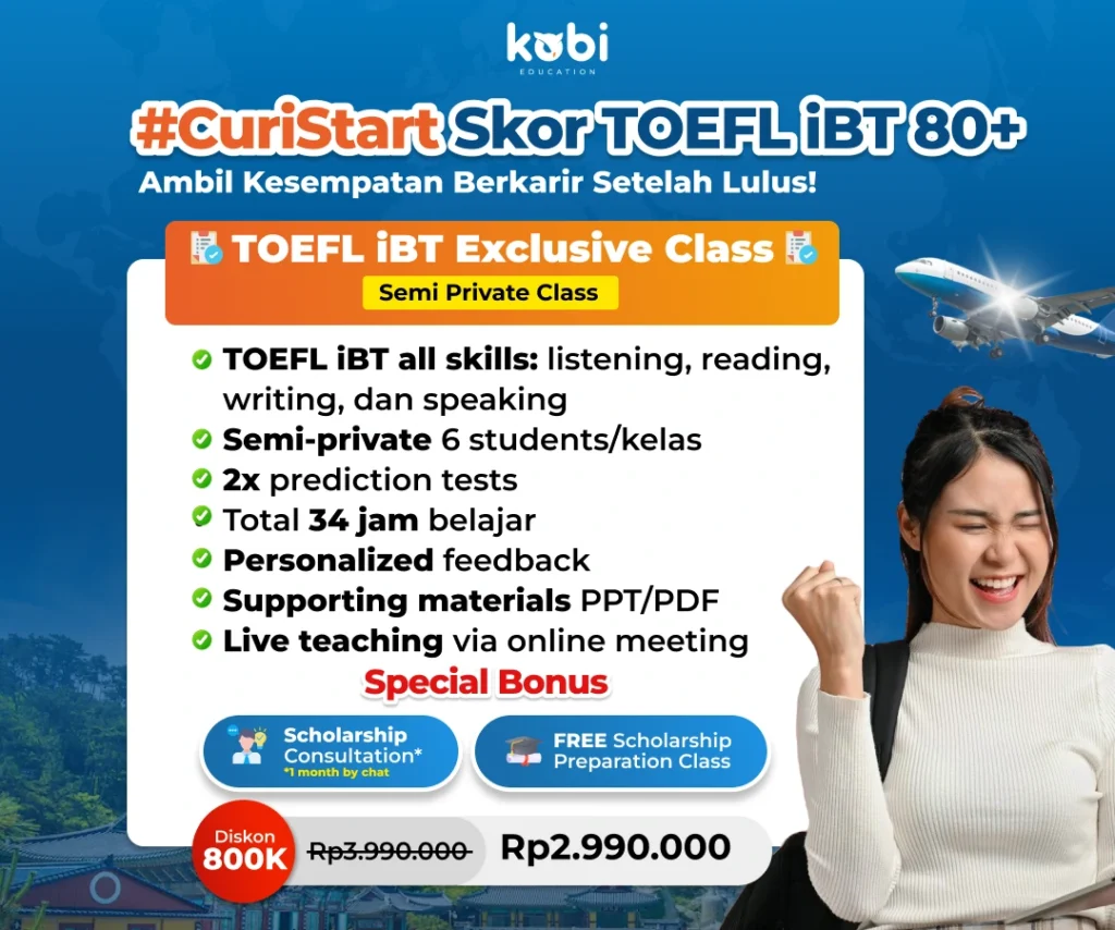 kobi education-perbedaan toefl ibt and pbt-gambar poster toefl ibt dengan background warna biru