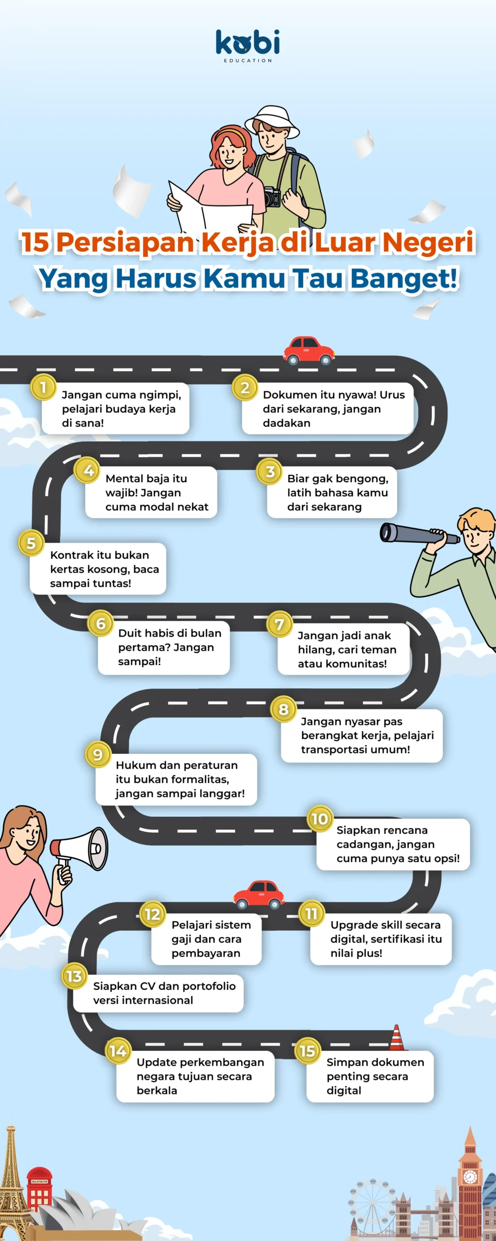 kobi education-persiapan kerja di luar negeri-gambar infografis buat artikel persiapan work abroad