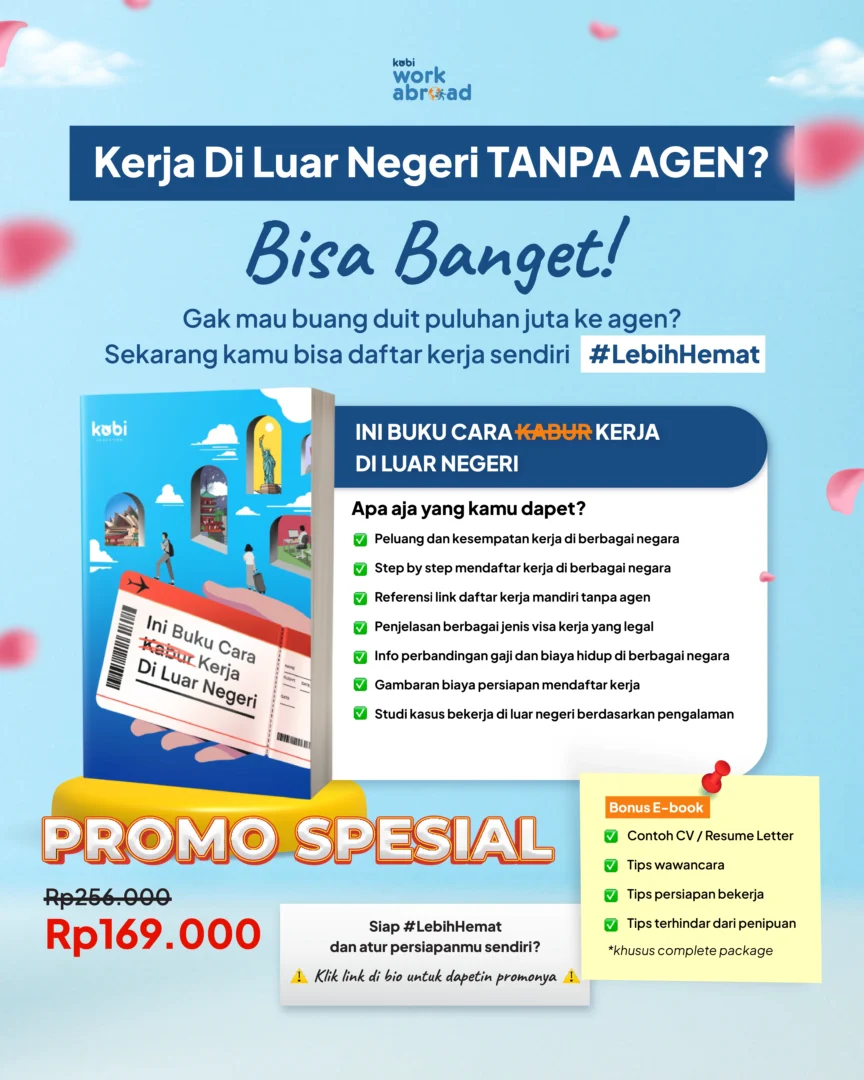 kobi education-cara menghindari penipuan work abroad lewat agensi-gambar testimoni buat poster work abroad untuk artikel cara menghindari scam agensi